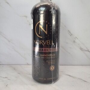 Norvell Dark Handheld Spray Tan Solution 34 oz 1 Liter Bronzer Tanning
